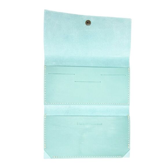 Portland Leather Goods Rancher Wallet in Mint - Picture 3 of 5